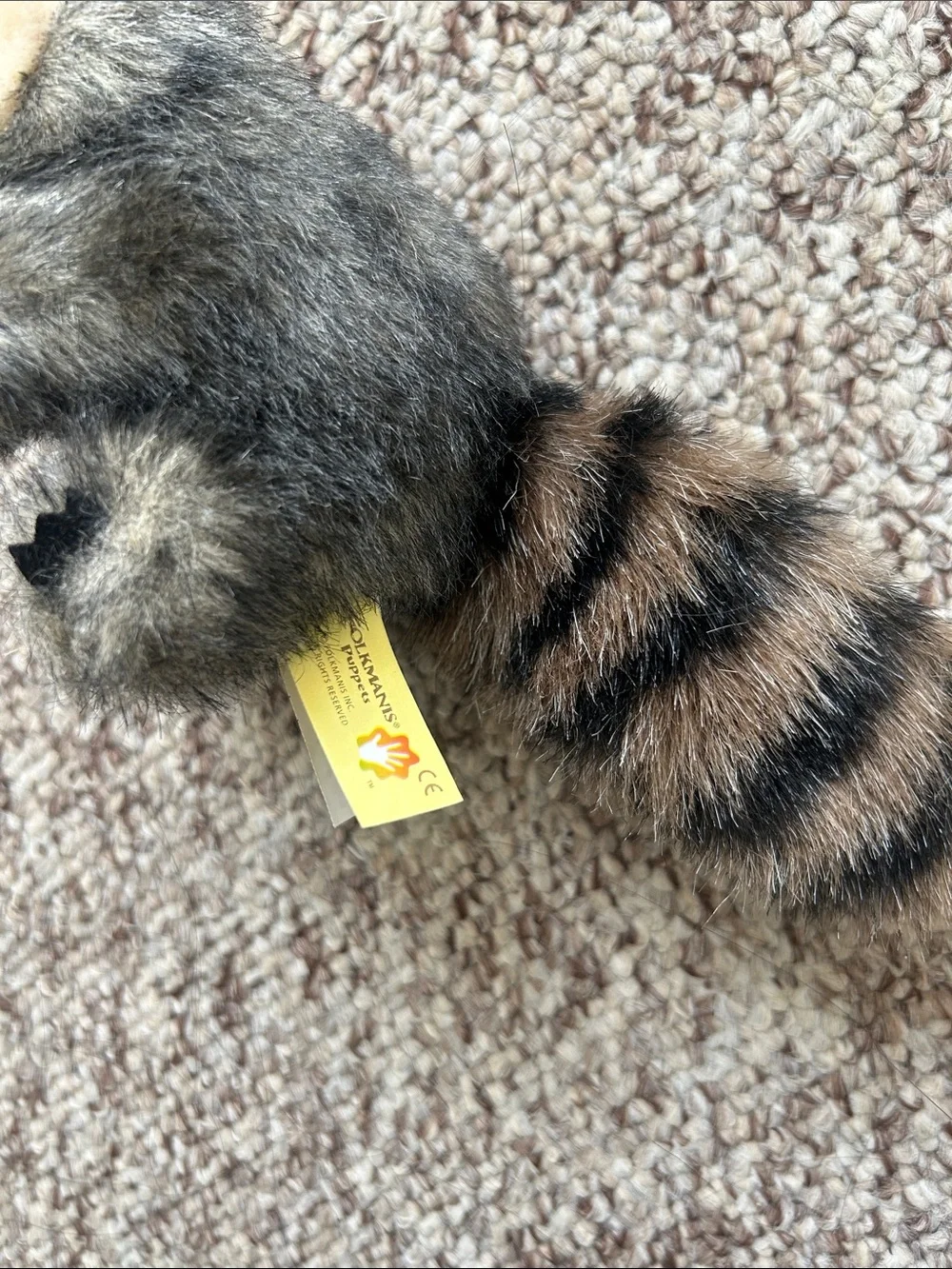 Mini raccoon Toys, Folkmania puppets, NWOT, great gift